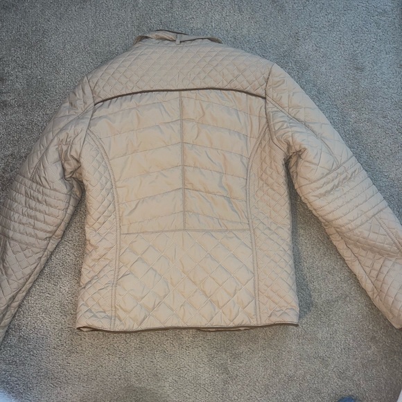 Jade and Ivory Tan Quilted Jacket - Picture 3 of 3